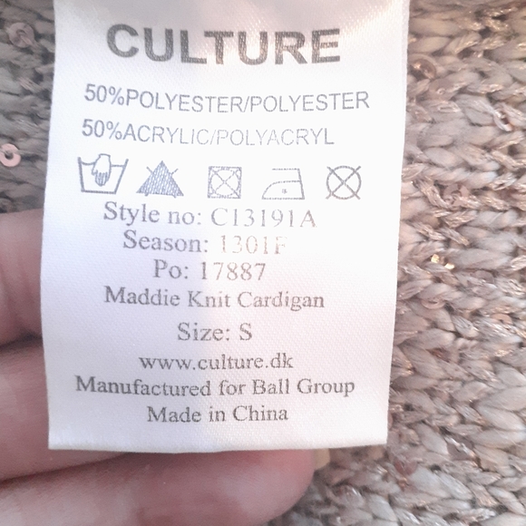 CULTURE MADDIE KNIT CARDIGAN (R843) - Picture 9 of 11